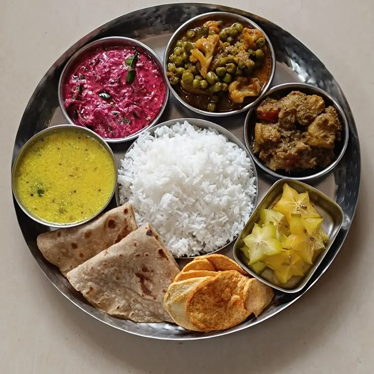 Veg Maharaja Deluxe Thali